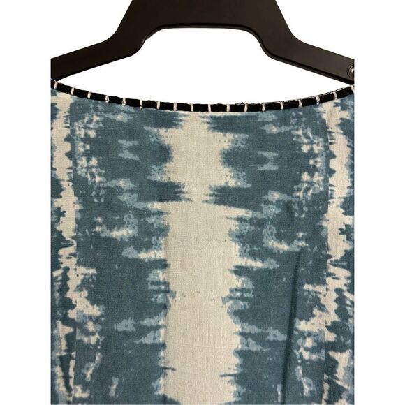 Zara Xsmall oversized Mini Tie-Dye Dress - Blue - Picture 3 of 16
